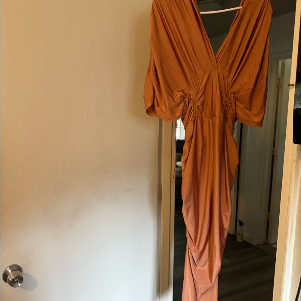 Fashion Nova Terracotta Maxi Dress
